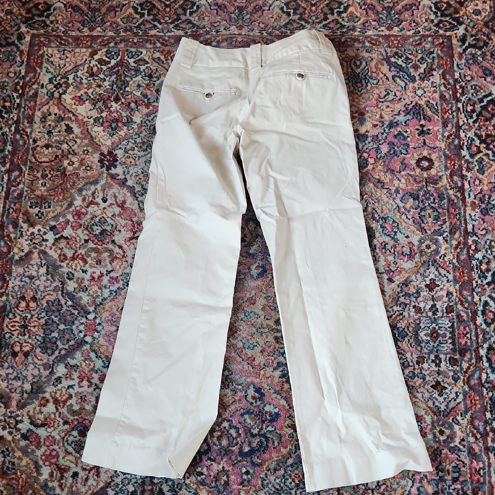 Tommy Hilfiger Cream Women's Trousers - Picture 4 of 4